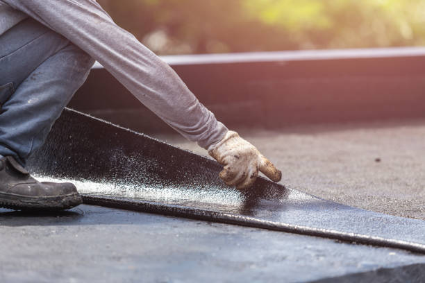 Professional Exterior Waterproofing technician working in Dover, OH